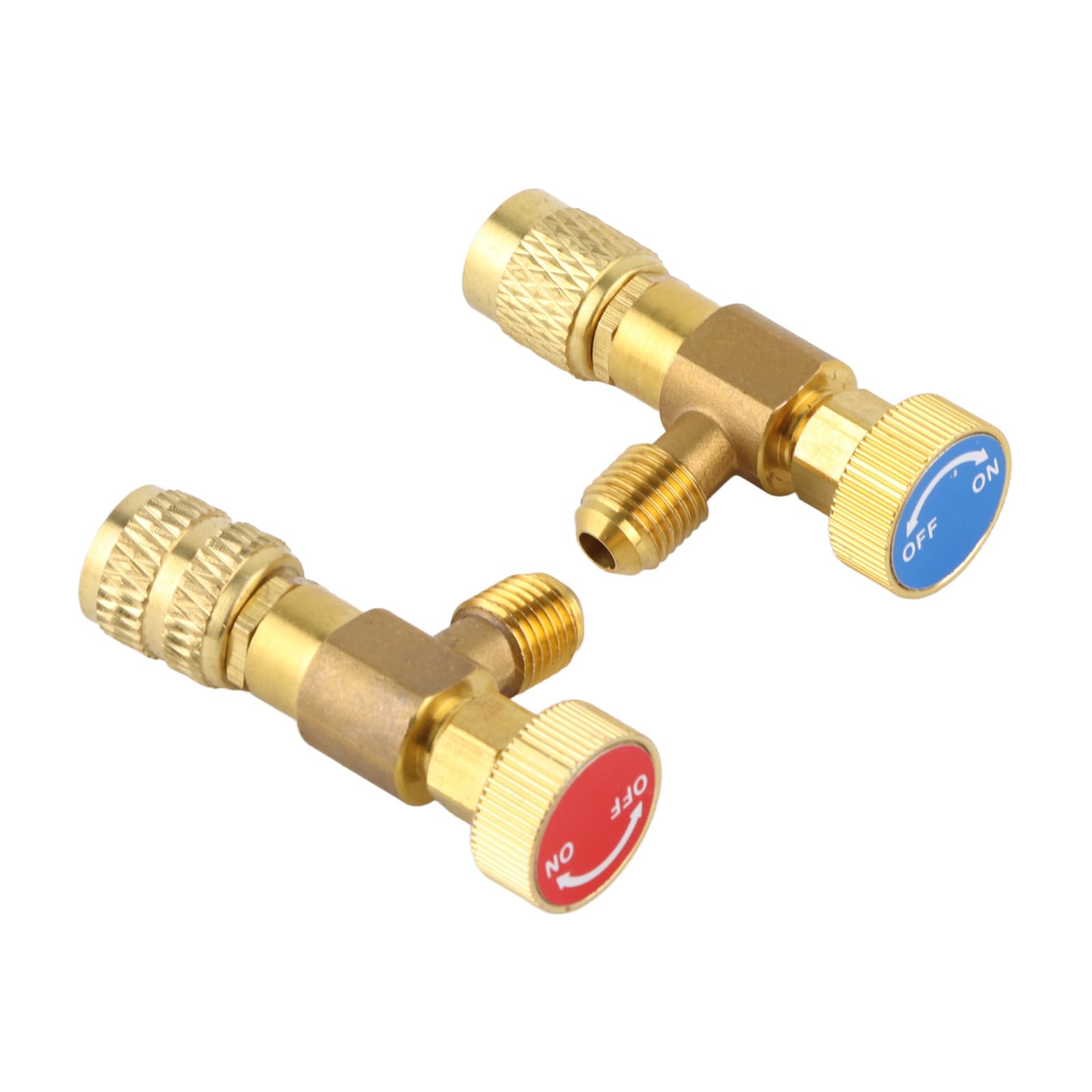 Adattatore di Sicurezza per Refrigerante R22 R410A /4" SAE Valvola Liquida per Ricarica Condizionata Compatibile con Sistemi di Condizionamento E Manutenzione Strumenti per Fluido Refrigerante