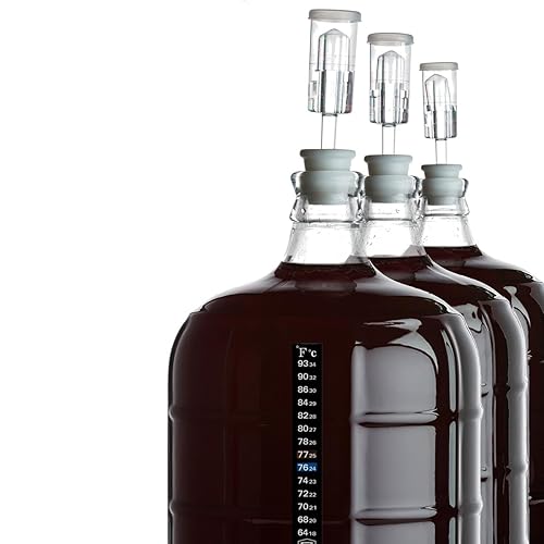 Miniatura 5 de Paquete de 3 termómetros adhesivos de fermentación de Kombucha, muestra la temperatura en grados Celsius y Fahrenheit, fácil de usar, preciso, ideal