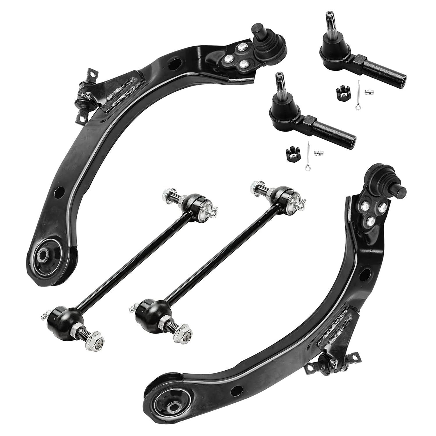 Detroit Axle - 6pc Front End Control Arms Kit for Chevrolet Cobalt HHR