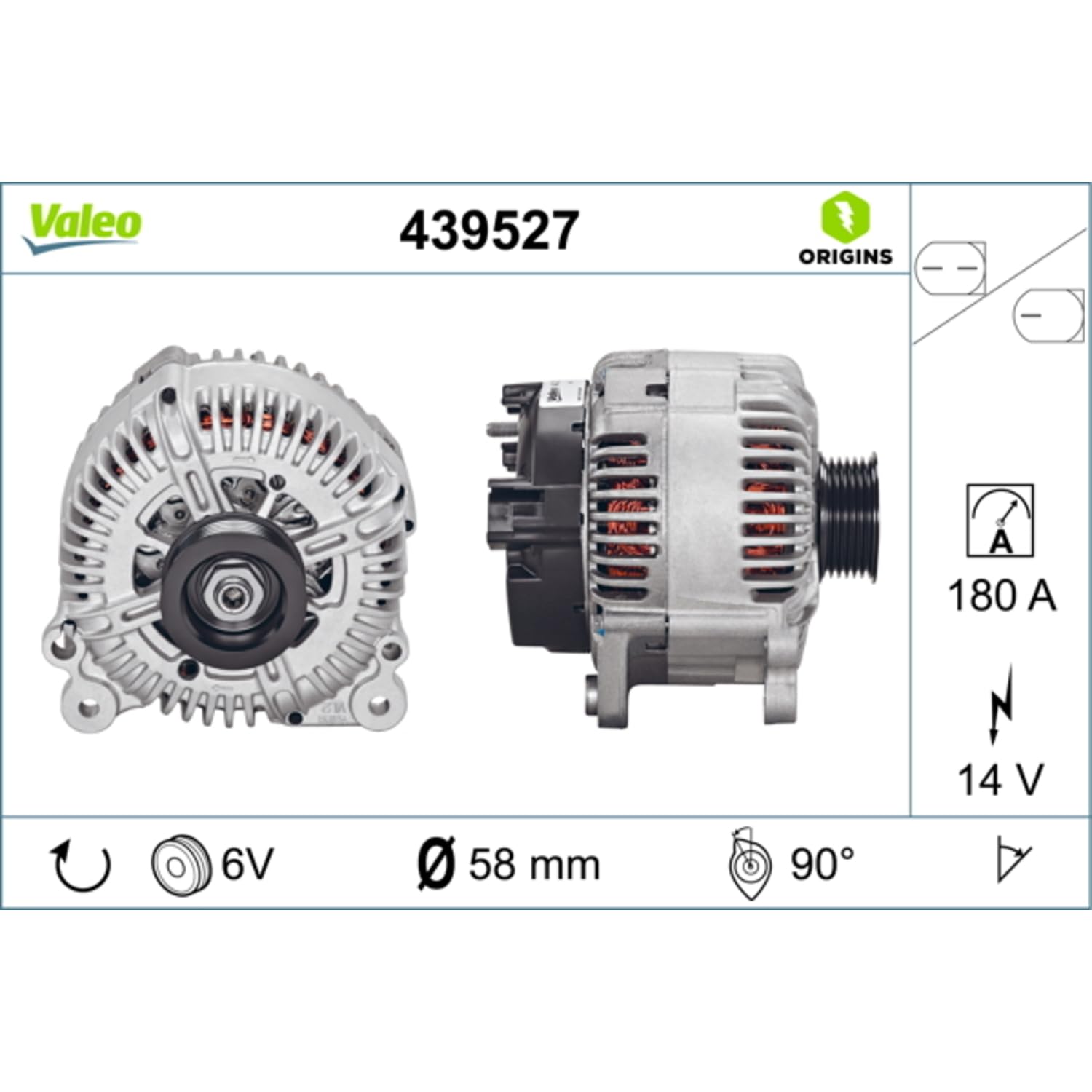 VALEO 439527 Lampa Samochodowa 439527