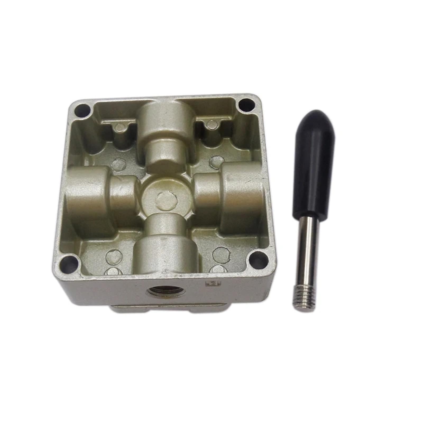HV-02 HV-03 HV-04 4 Porte di controllo manuale rotanti 3 posizioni 1/4 3/8 1/2 pollici Valvola pneumatica azionata manualmente 1 pz(HV-02)