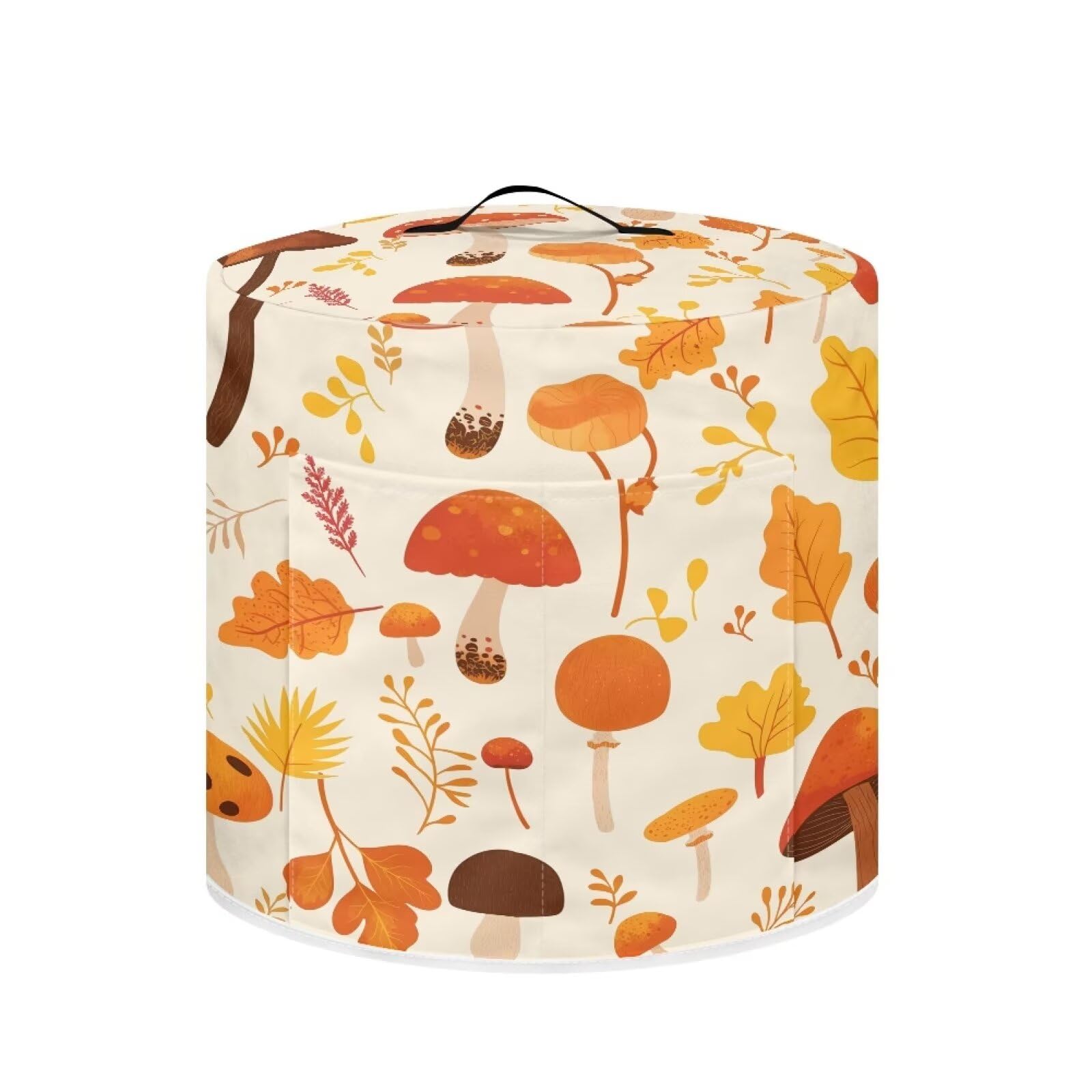 PJHEQOXE 2024 Thanksgiving Mushroom Pattern Rice Cooker Cover Dust Cover Compatible With Electric Pressure Cooker Rice Cooker And