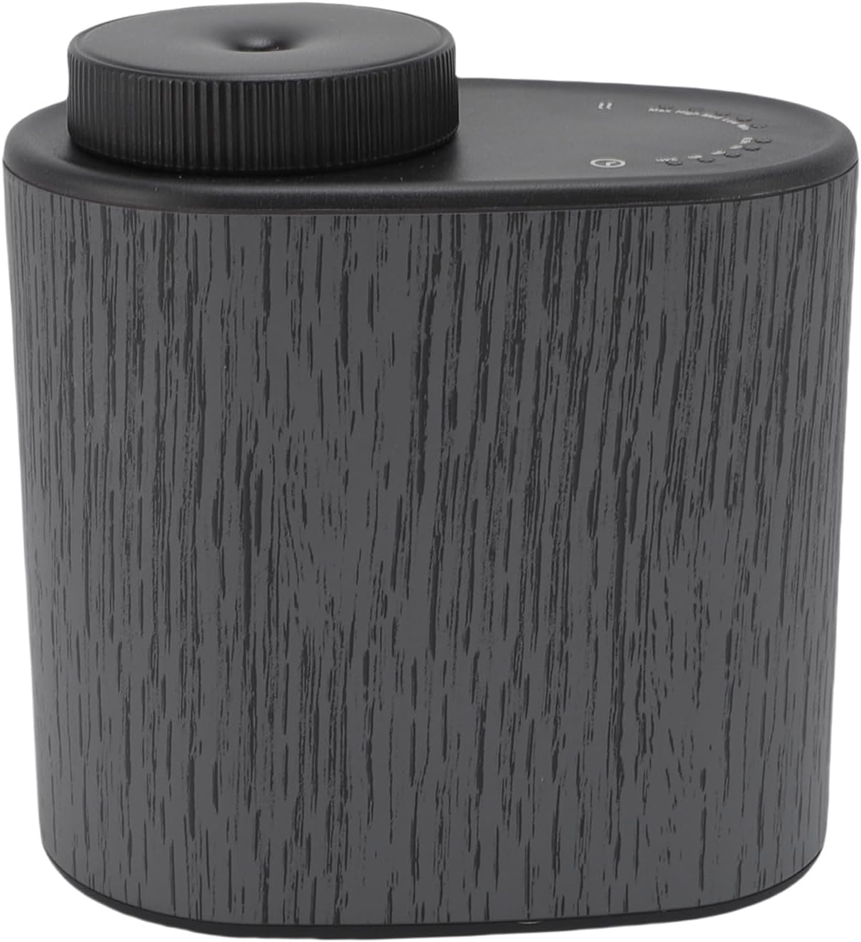 Generic Waterless Essential Oil Diffuser Smart Control Low Noise Leakproof Home Aromatherapy Diffuser for Bedroom Living Room (Black)
