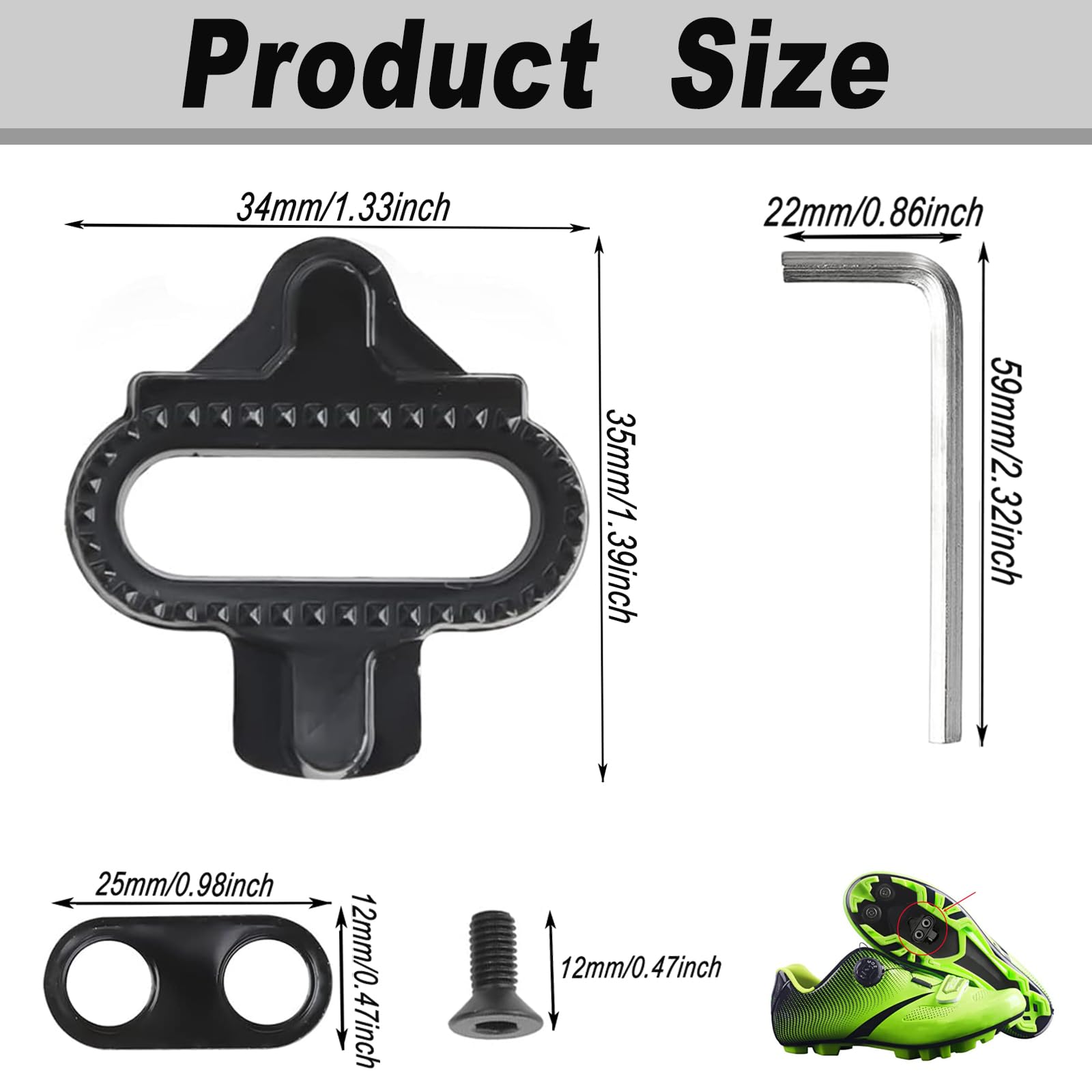 TACCHETTE SHIMANO BLU 2° SM-SH12