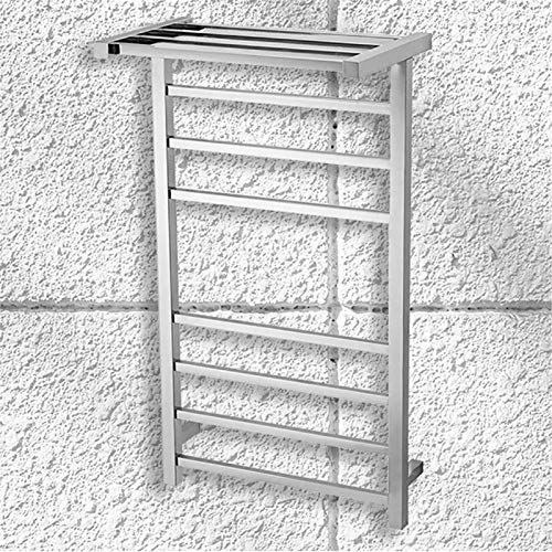 Calentador de pared para baño toallero eléctrico con estante 6