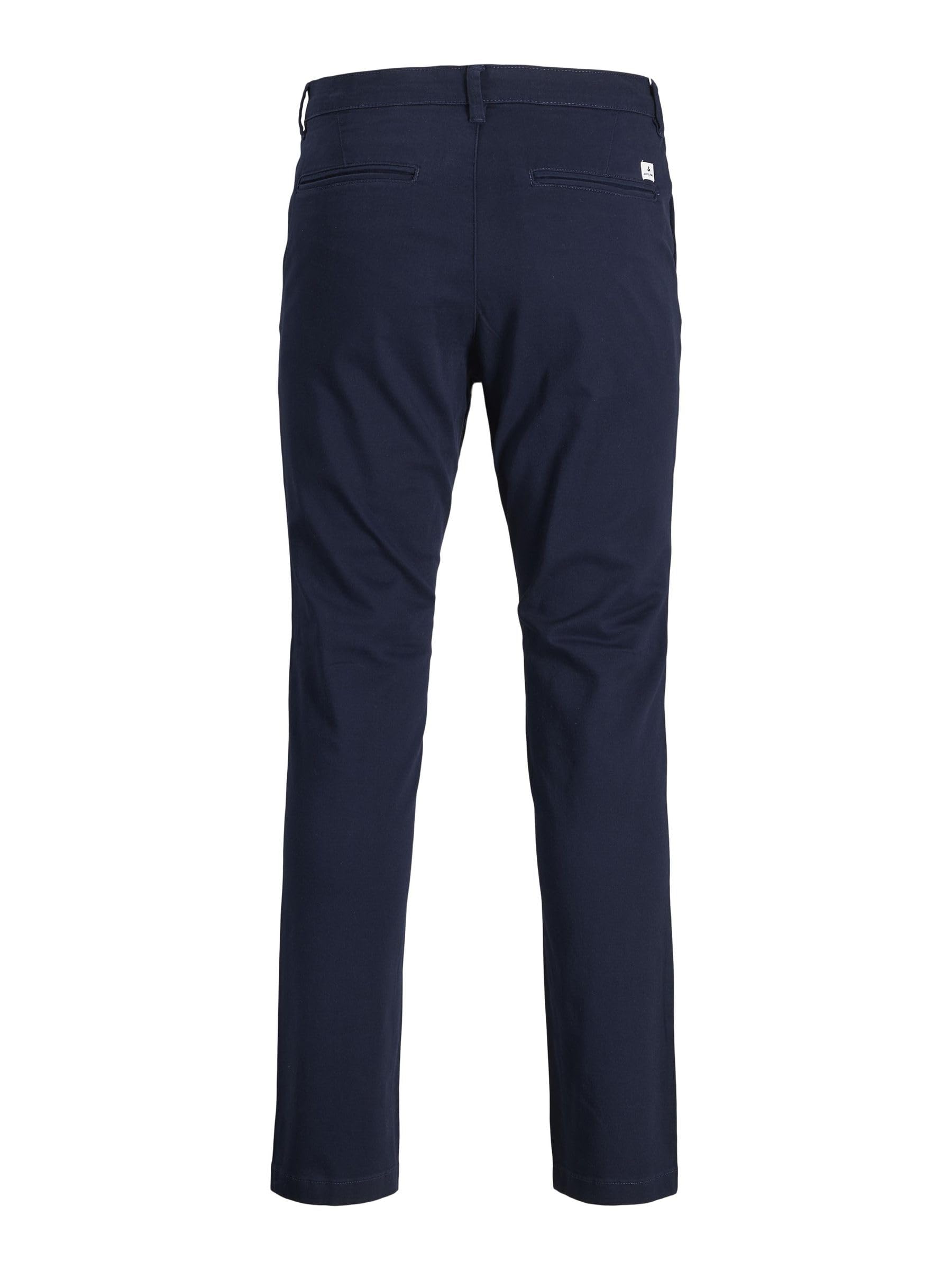 JACK & JONES Jpstmarco Jjdave Lc Noos Pls - spodnie chino Mężczyźni
