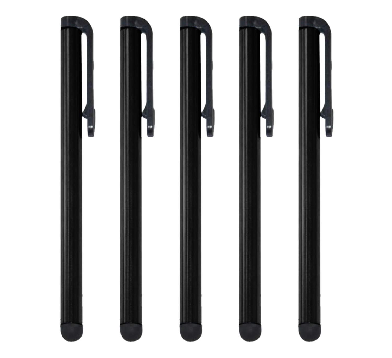 Brain Freezer Universal Pack of 5 Stylus Pen for All Touch Screen Devices Mobile Phones and Tablets & for All I-Pads Black-image-15