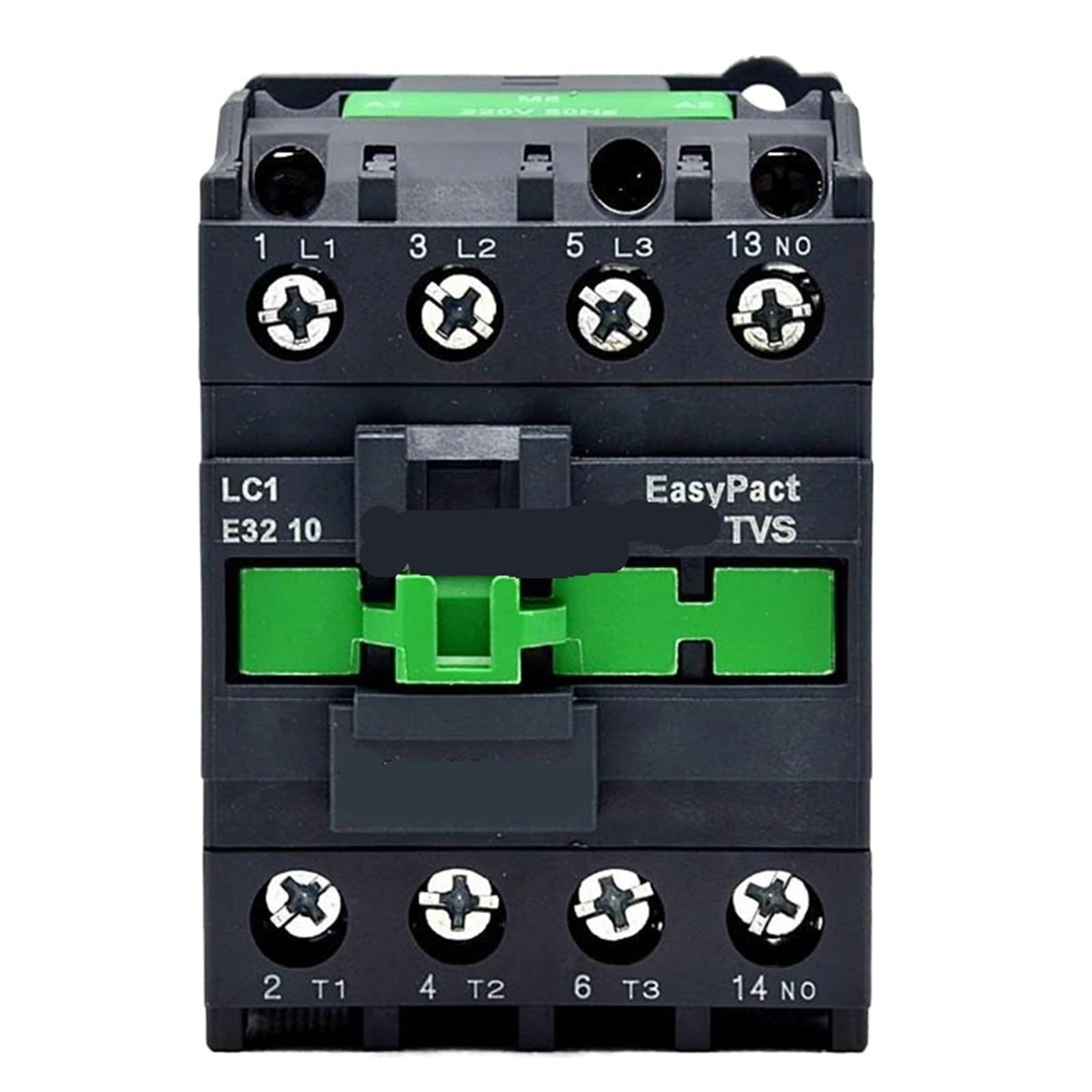 JJHQOKYNA LC1-E EasyPact TVS Series LC1E3210M5N 15KW-380V 32A Din Rail Contactor 220V AC 1Pcs