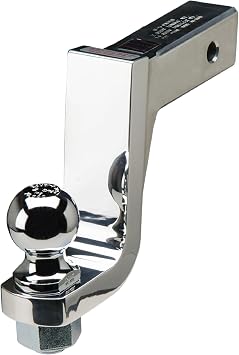 Fastway Flash Aluminum Ball Mount with Pre-Installed Ball 6" Drop & 5" Rise & 2" Ball