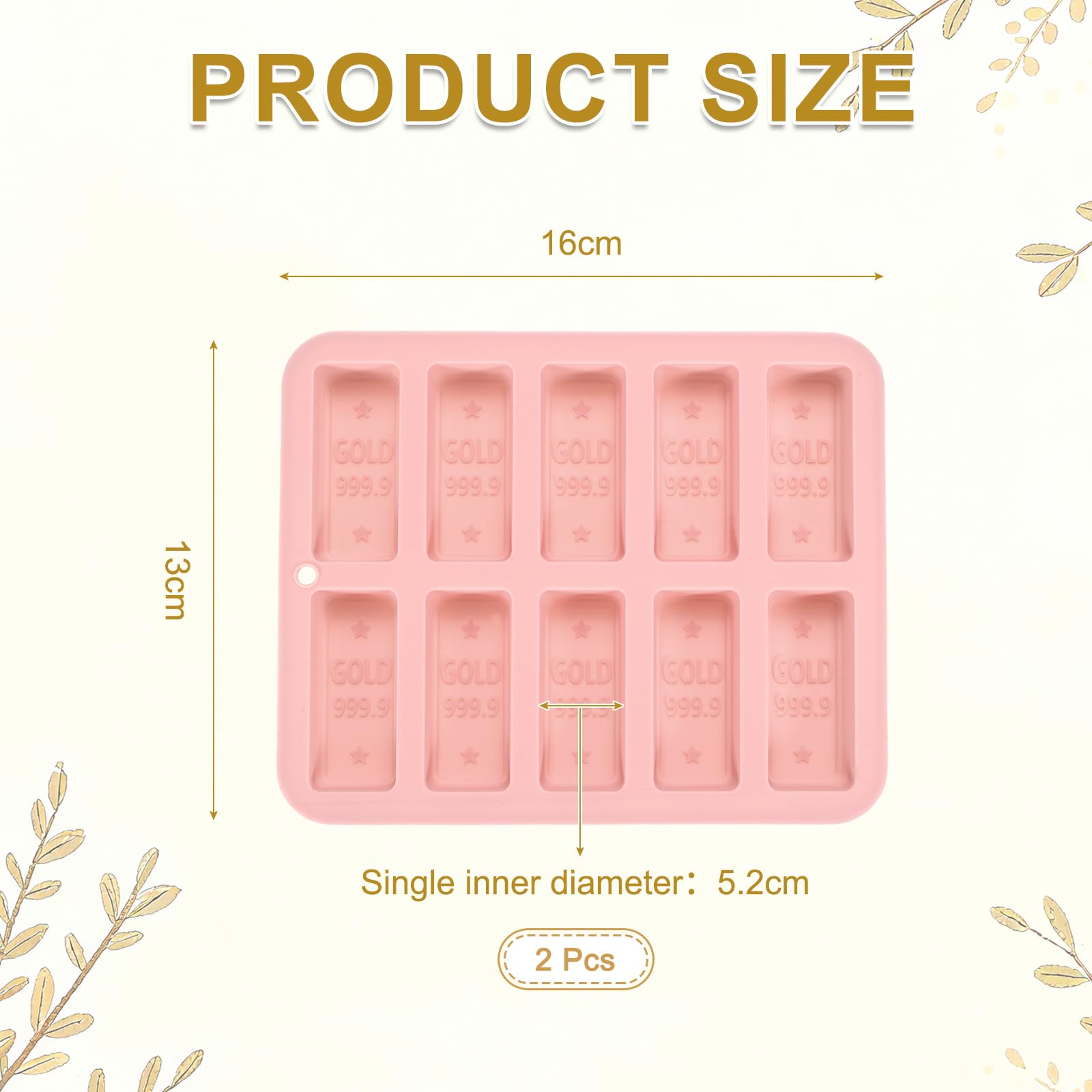 Amazon.co.jp: uxcell 蜜蝋キャンドル用シリコンモールド 10区画 蜜蝋