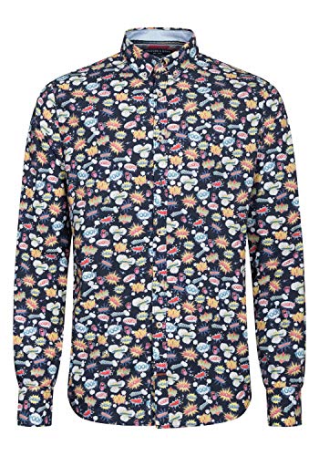 Preisvergleich Produktbild Colours & Sons Herren Langarmhemd Peter mit Kontrastdetail