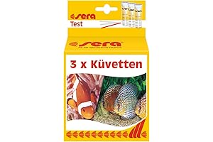 sera 3 Piece Vials Supplementary Pack Aquarium Test Kits