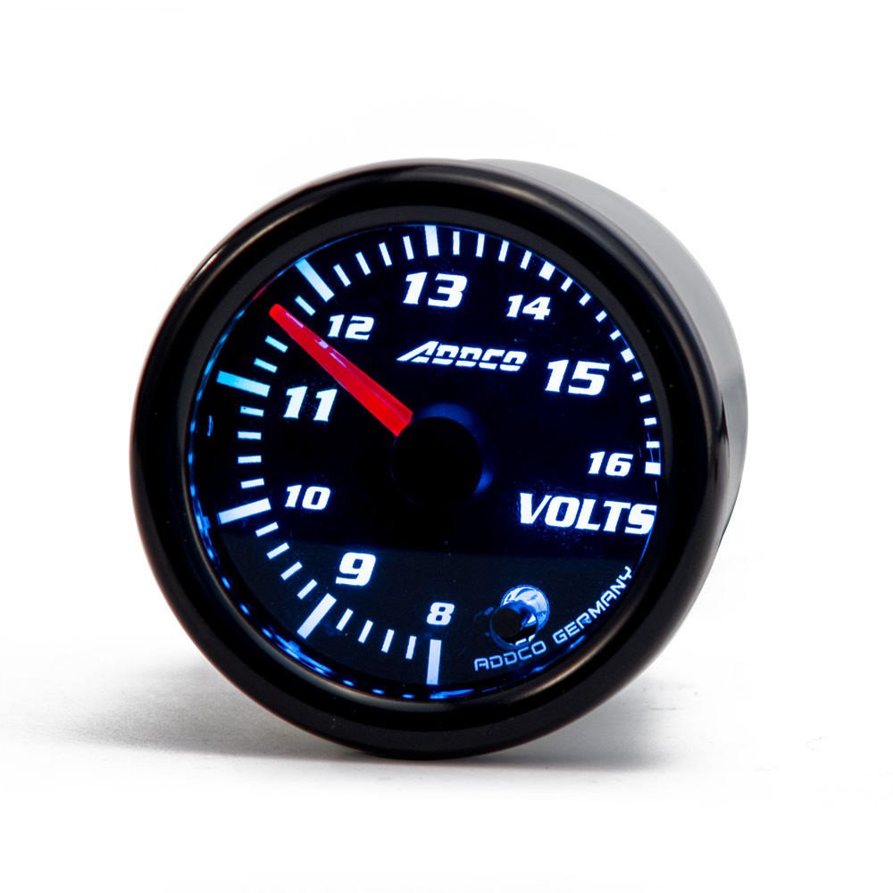 EPMAN ad-ga52volt 7 Color LED 2 "/52 mm Medidor de coche voltímetro Volt puntero lente humo Universal coche medidor