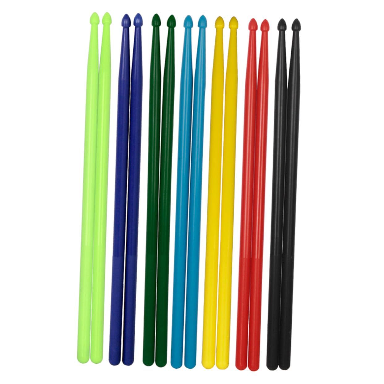 7 Paar 5a Nylon Trommelstöcke Bunt Rutschfest Langlebig Percussion Schlägel Für Anfänger Schlagzeug Musiker