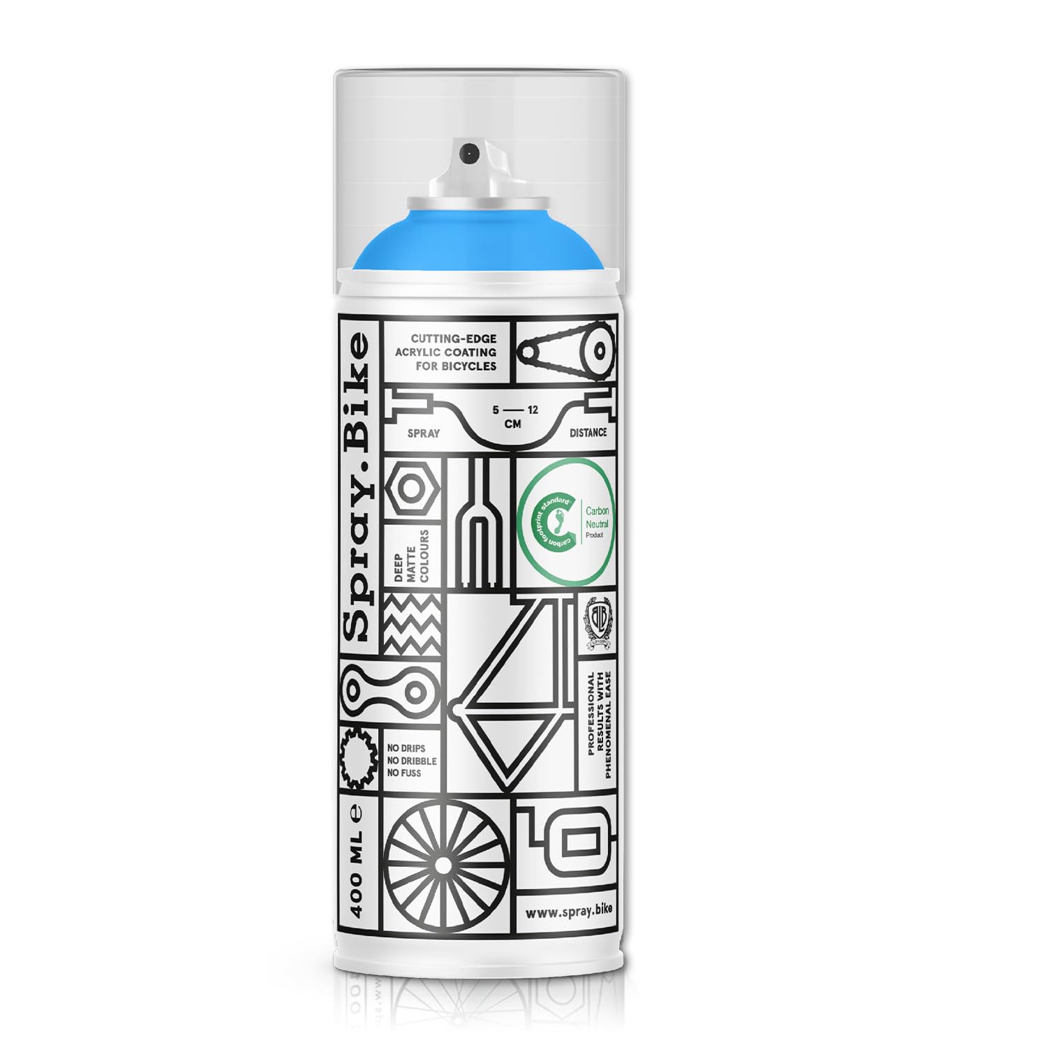Spray.bike Fluorescent Light Blue Fluorescent Collection