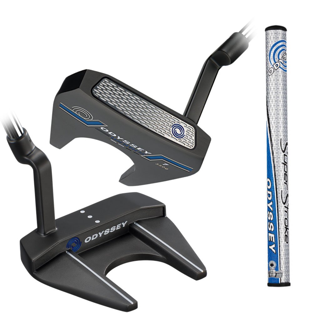 Odyssey Works Men's SUPERSTROKE #7CH Golf Putter, Right Hand, Steel, 34"