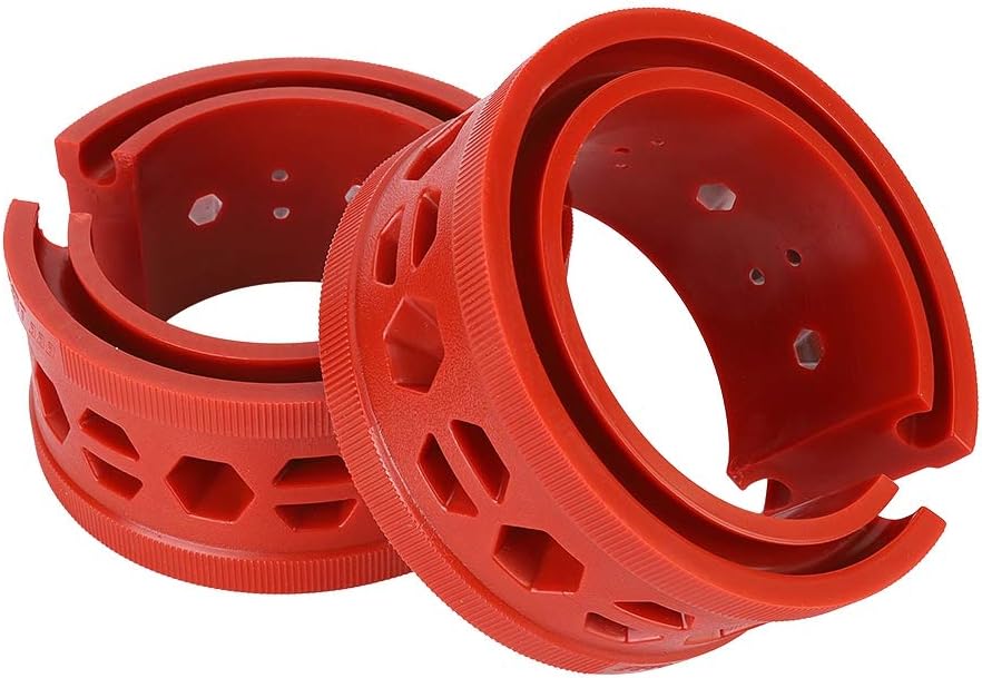 Car Shock Buffer Spring, Enhance Driving Stability and Comfort, Body Vibration Reduction, for a Smooth Driving Experience. Install with Jack, soap Water. (A)