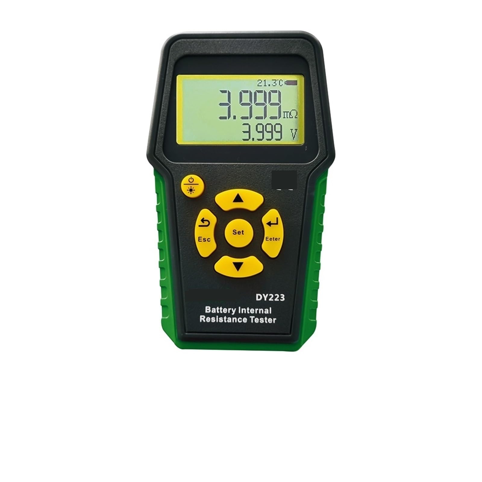 Tester per batterie, DY223 Tester professionale per batterie auto | Offre test di tensione, resistenza interna, display digitale chiaro; ideale per batterie di auto, camion e moto.
