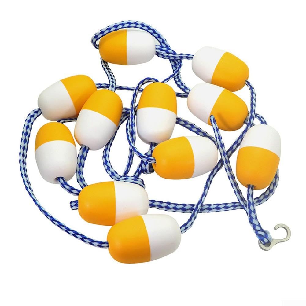 Cuerda Flotante Piscina 5m Nylon Boyas 7cm