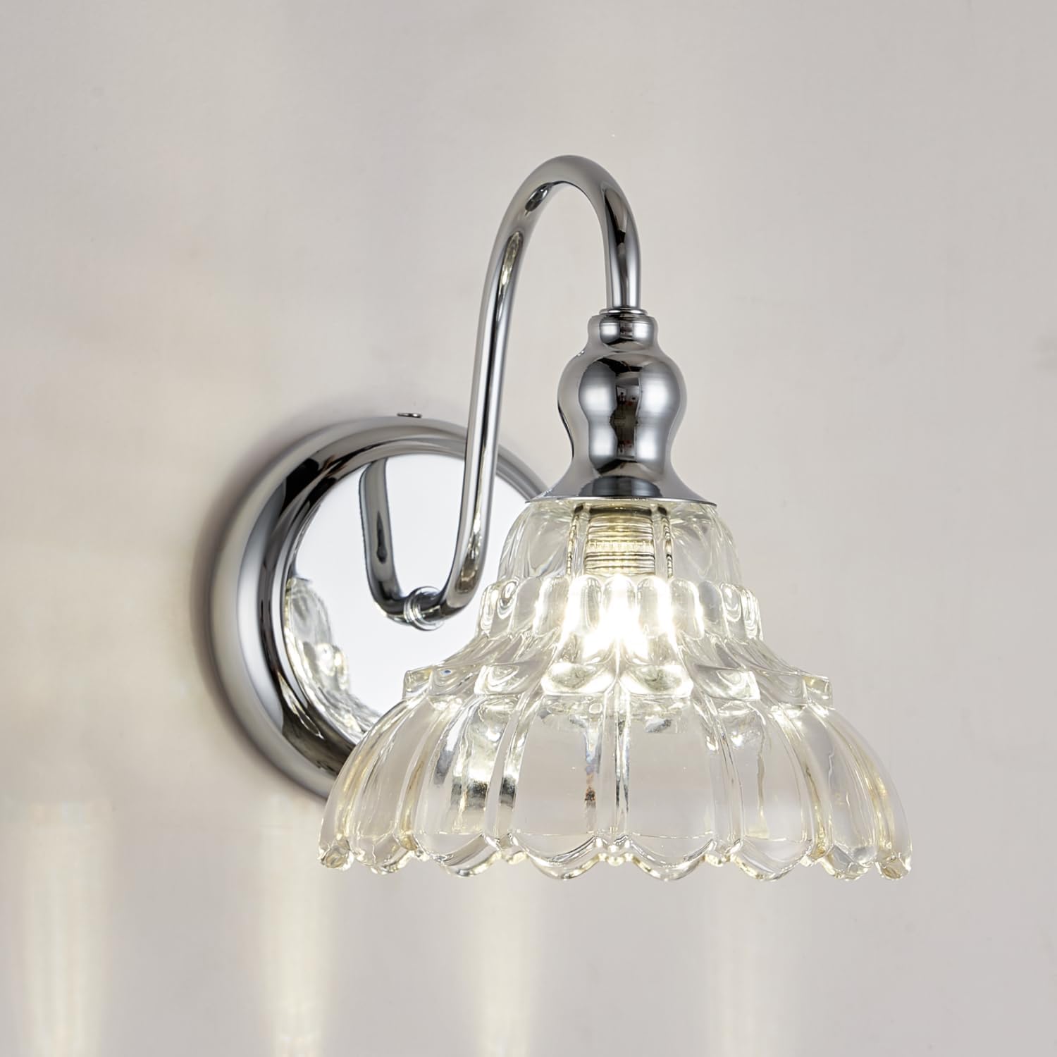 Chrome Wall Sconces Bathroom Vanity Light Light Fixtures Modern Vanity Lighting Fixtures Wall Light for Bedroom Dinning Room Bathroom