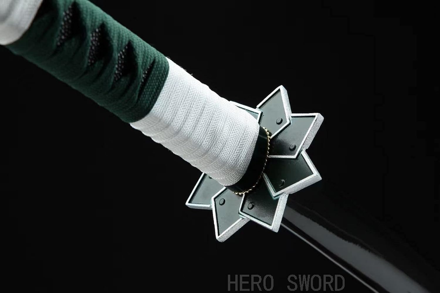 HERO SWORD Japanese Anime,DemonSlayers Sword, Hand Forged 1045 Carbon Steel Samurai Katana, Full Tang Handmade Japanese Sword, Sharp Practical Katana (Shinazugawa Sanemi Knife)