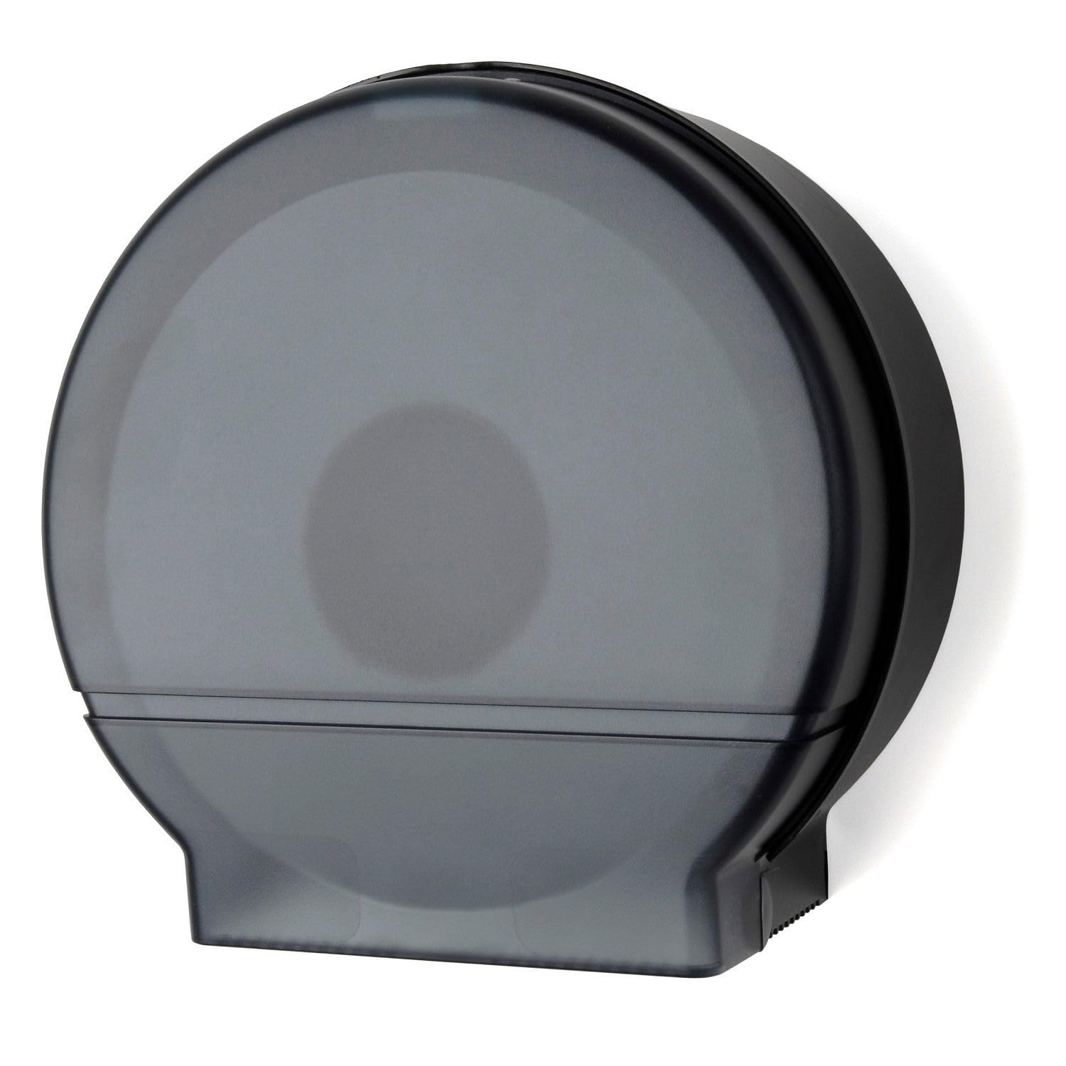 RD002601, Large Toilet Tissue Dispenser for 9" Rolls by Palmer Fixture – 5.5"L x 11"W x 11.75"H, Plastic, Smoke/Gray, Model RD002602