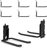 8-Pack Heavy Duty Double Arm Pegboard Hooks Fit 1/4 Inch