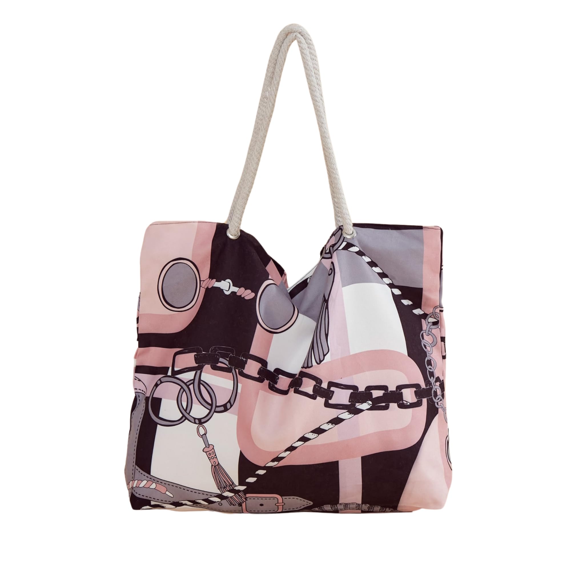 MARINA SWIMWEAR Sac de plage pour femme - Sac de shopping étanche - Sac de sport et sac fourre-tout pour femme - Sac de courses et sac de travail - Grand panier pour la plage et les loisirs