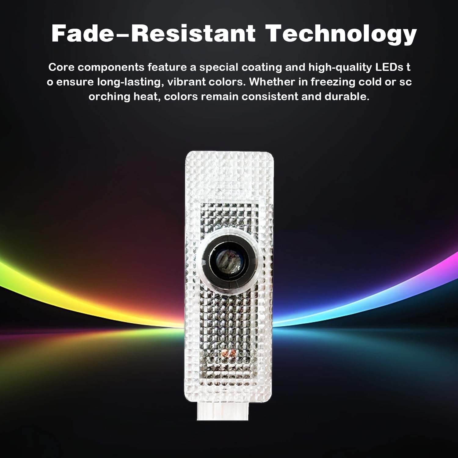 2026 New Lzmytsdklo 4 Pcs 4K HD Never Fade Laser Projection Lights Featuring Glass Lenses, Puddle Lights, Compatible with 1/2/3/4/5/6/7/X1/X2/X3/X4/X5/X6/X7/M/Z/GT
