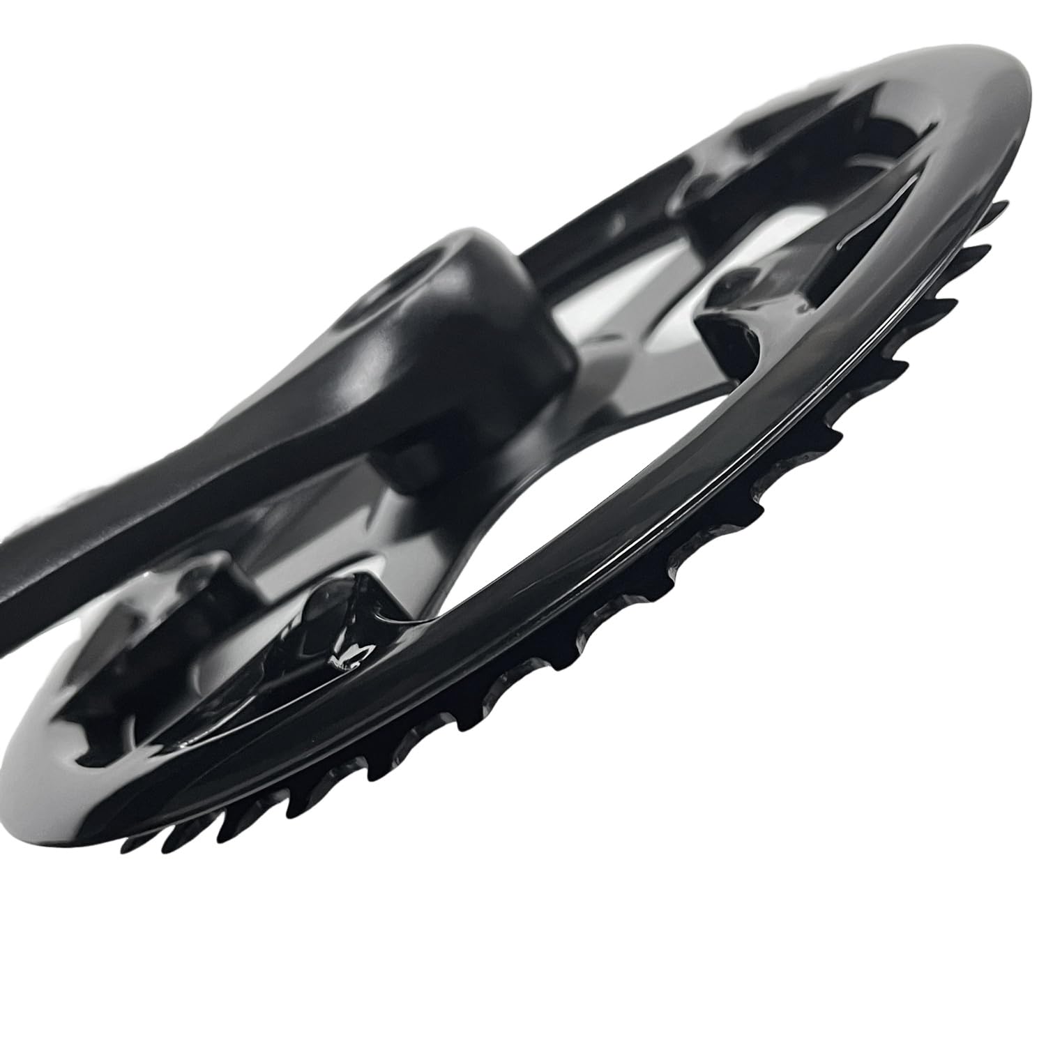Juego de Bielas Bicicleta Foling 42T 152mm Carretera Piñón Placa Dientes Huecos