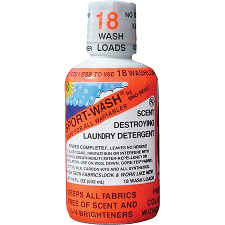 Atsko Sno-Seal Sport-Wash Laundry Detergent (18-Fluid Ounce Bottle, 18 Wash Loads)