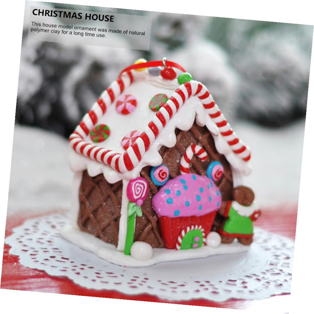 4 Piezas Decoraciones De Candy House Decoración del Hogar Casa del Pueblo De Navidad Decoración Navideña Decoraciones Navideñas Adornos