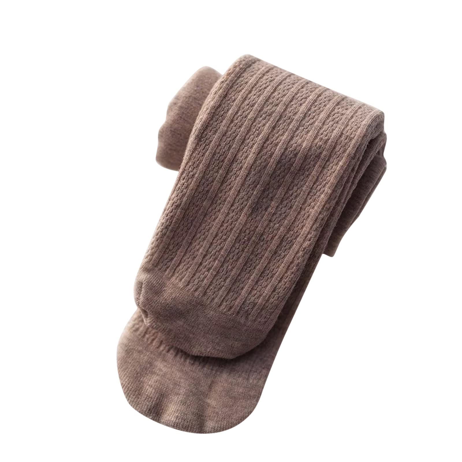 Legging thermique en coton pour enfant avec doublure en polaire, doux pour la peau, doux, pantalon thermique confortable et respirant, mignon pantalon de loisirs élastique pour les jours froids