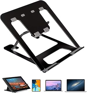 Adjustable Drawing Tablet Stand Drawing Pen Display Aluminum Ventilated Stand Holder for Wacom One, Cintiq 13/16, XP-Pen A...