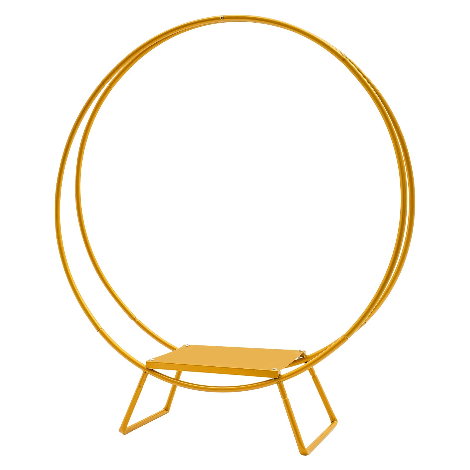 Tortenständer für Hochzeit, Doppelring Hochzeitstortenständer Hochzeitshalterung, Rund Metall Cake Ständer für Party, Geburtstag, Jahrestag (Gold)