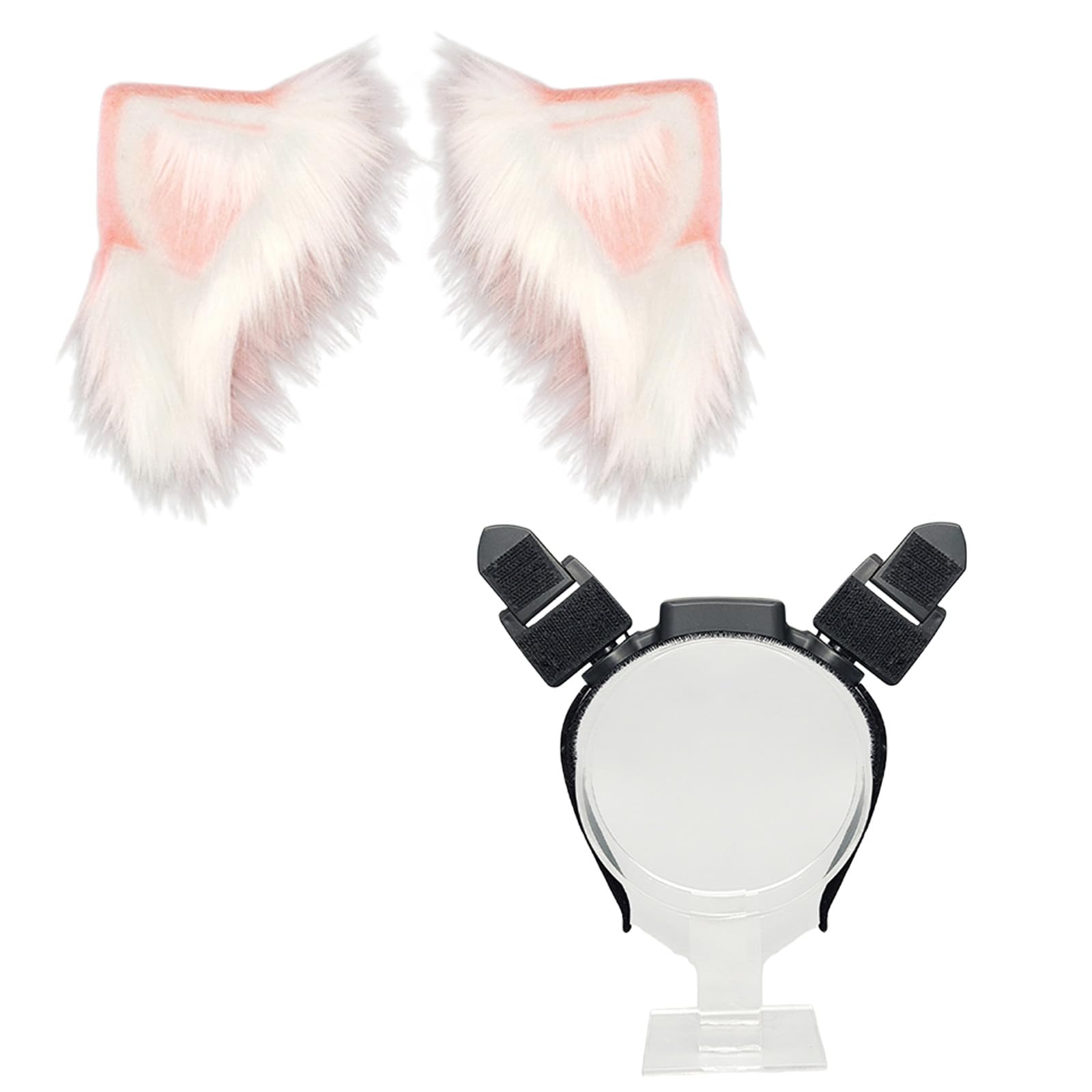 Diadema recargable con detección de movimiento 3D ajustable para cosplay y juego interactivo, diadema eléctrica con orejas móviles