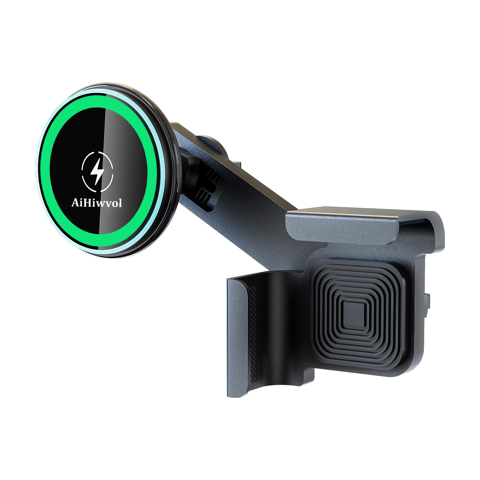 AiHiwvol for Qi2 15W Tesla Magsafe Charger [Heat Restriction], Tesla Phone Mount Charger for Model Y/3 Screen[Stable Metal Holder], Wireless Fast