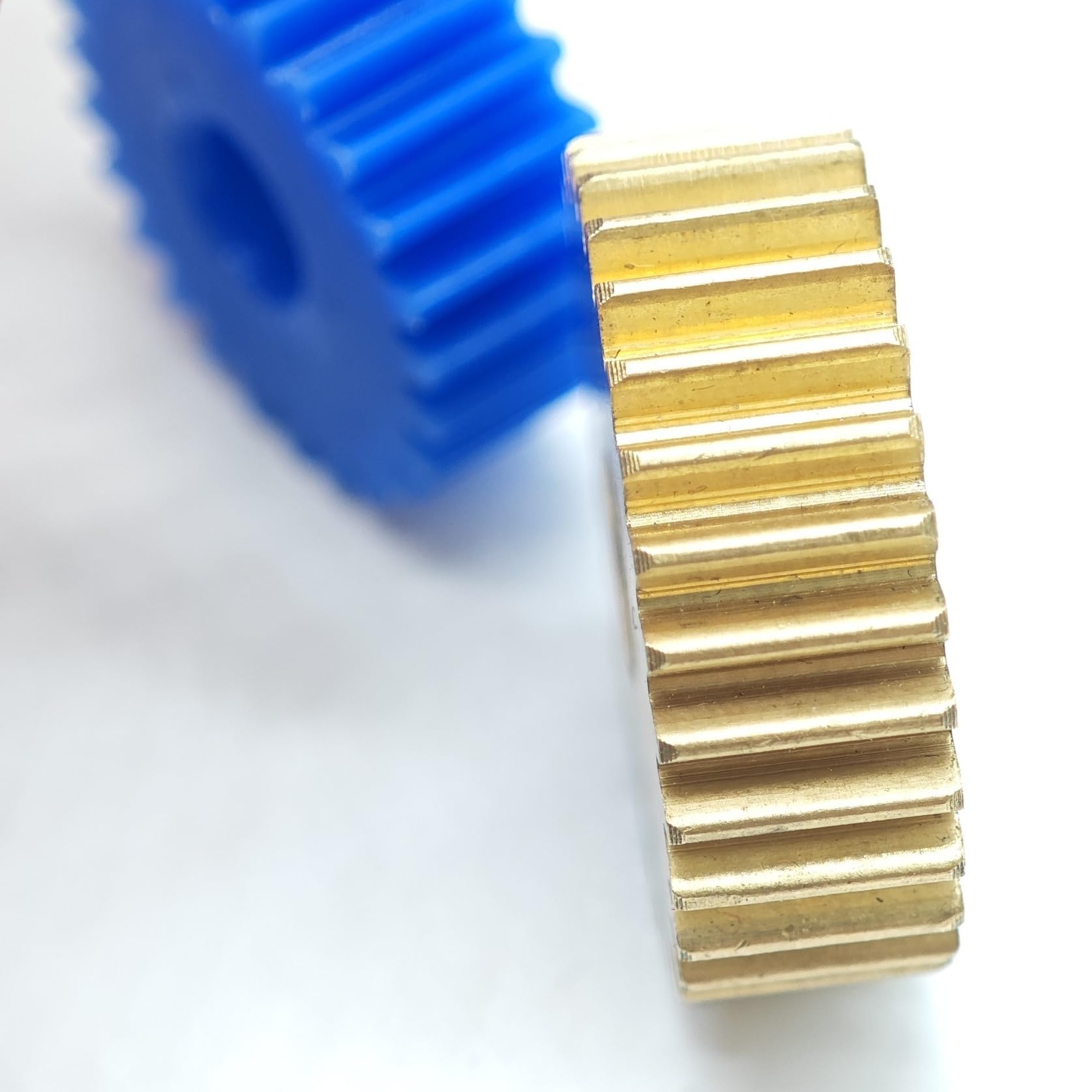 Pignon cylindrique en laiton 0,6M 116T, diamètre extérieur 70,8 mm, épaisseur 5 mm, denture droite, module 0,6, engrenage droit à 116 dents Mécanique(20mm bore)