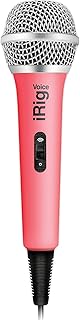 IK Multimedia iRig Voice Karaoke Microphone, Portable & Durable thermoplastic, 3.5mm Jack and on/Off Switch and Headphone ...