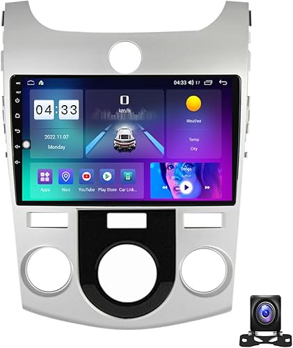 Miniatura 8 de Doble Din Android 12 coche estéreo 9 pulgadas pantalla táctil coche radio para Kia Forte Cerato 2008  2013 navegación GPS reproductor MP5 con AHD