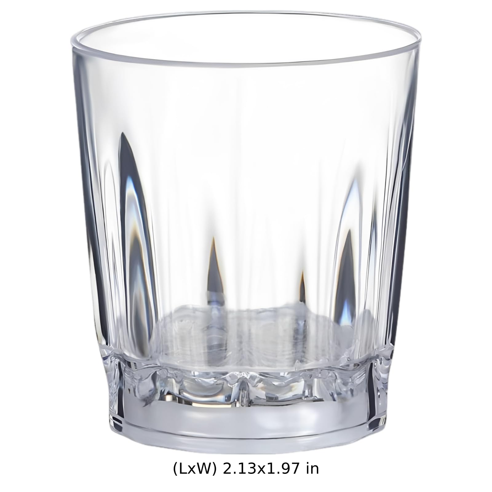 Lot de 5 verres à shot LED, gobelets lumineux en acrylique avec éclairage multicolore changeant, accessoires de fête pour bar et discothèque, 5 x 5,4 cm