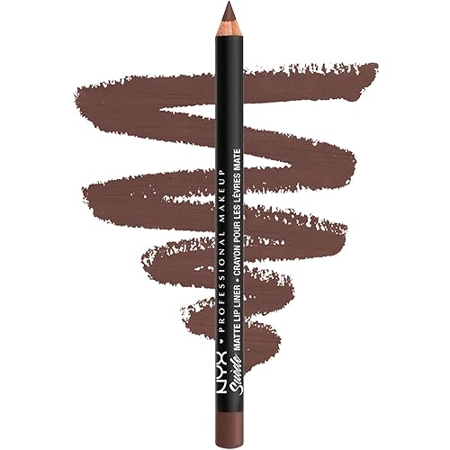 NYX PROFESSIONAL MAKEUP Suede Matte Lip Liner, Vegan Formula - Los Angeles (Greige)