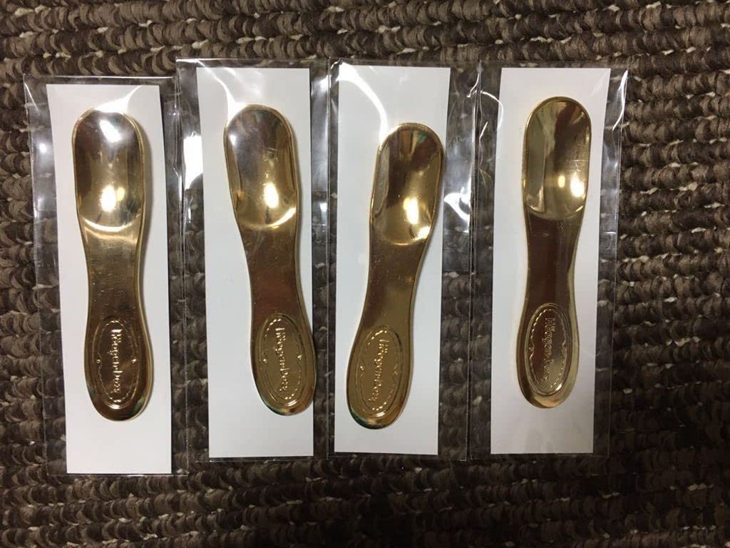 Amazon.co.jp: Haagen-Dazs Spoon Set of 4 Ice Cream Gold Spoons 