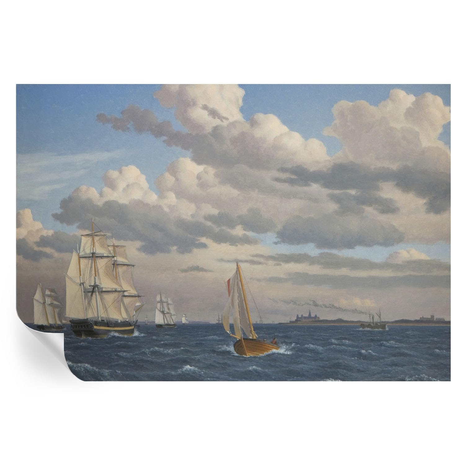 Vinilos decorativos lavables Aventura en el mar 152x104 cm para cubrir paredes