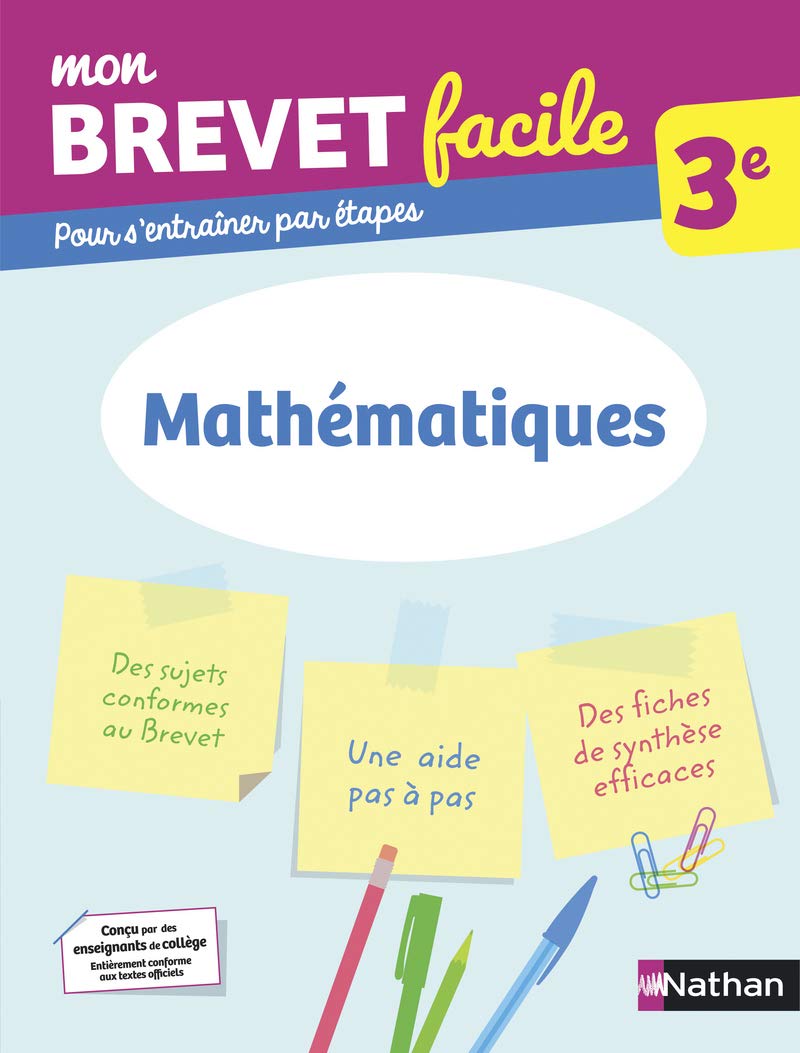 Mon Brevet facile - Mathématiques 3e (1)