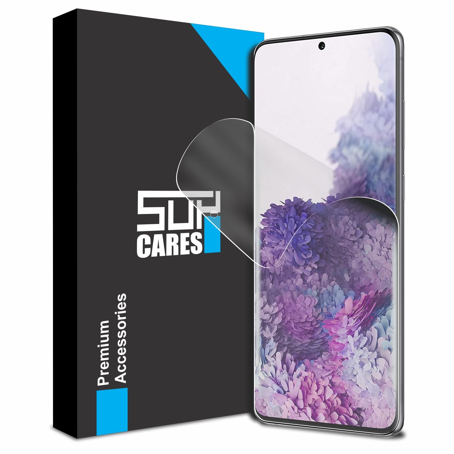SupCares TPU Anti Glare Matte Unbreakable Membrane Screen Protector for Samsung Galaxy S20 Plus 5G and Samsung Galaxy S21 Plus 5G (6.7 Inch) with Easy-Self Installation Kit | Transparent (B0CJF8JBL5) Amazon Price History, Amazon Price Tracker
