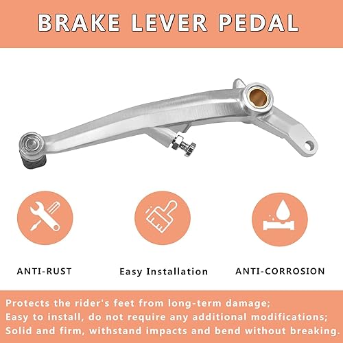 Miniatura 3 de BAIONE Pedal de freno de motocicleta reemplazo de palanca de freno para Ducati DIAVEL Multistrada 1200 todo el año Pedal de palanca de freno