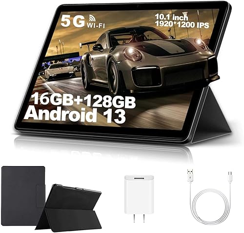 Miniatura 1 de DUODUOGO Tablet de 10 pulgadas, 20 GB de RAM + 128 GB de ROM, expansión de 1 TB, Android 12, Octa-Core 2.0 GHz, WiFi 5G2.4G, pantalla FHD de 1080P,