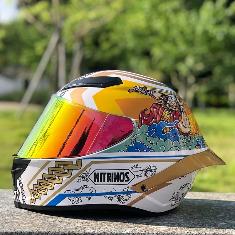 Miniatura 4 de Full Face Motorcycle Helmet ZHANSHEN Riding Motocross Racing Motobike Helmet Casco De Motocicleta