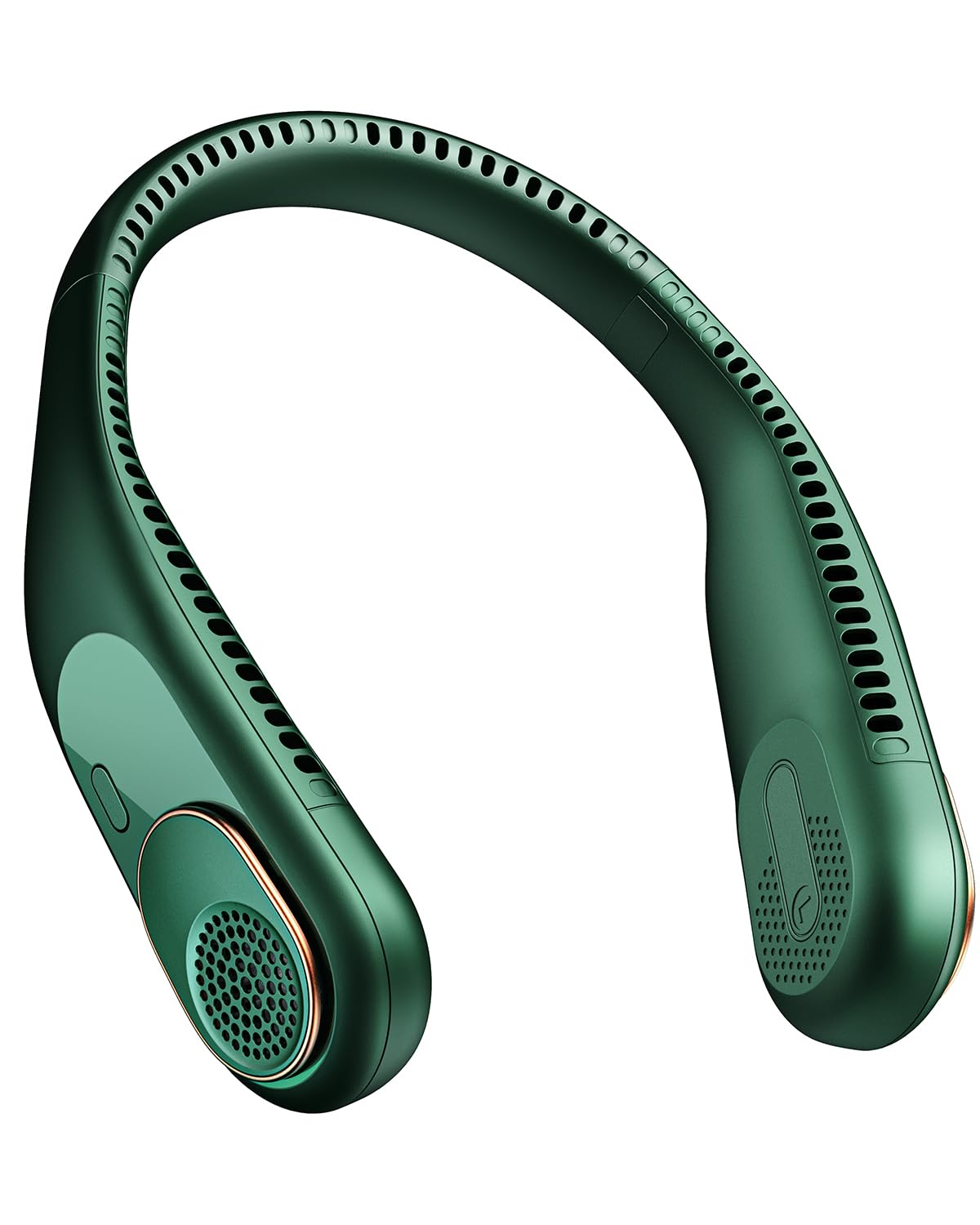 SWEETFULL Portable Neck Fan 360° Cooling Bladeless Personal Fan | No Hair Twisting - 4000mAh USB Rechargeable Wearable Fan for Travel, Birthday Gifts for Men, Women, Mom, and Dad